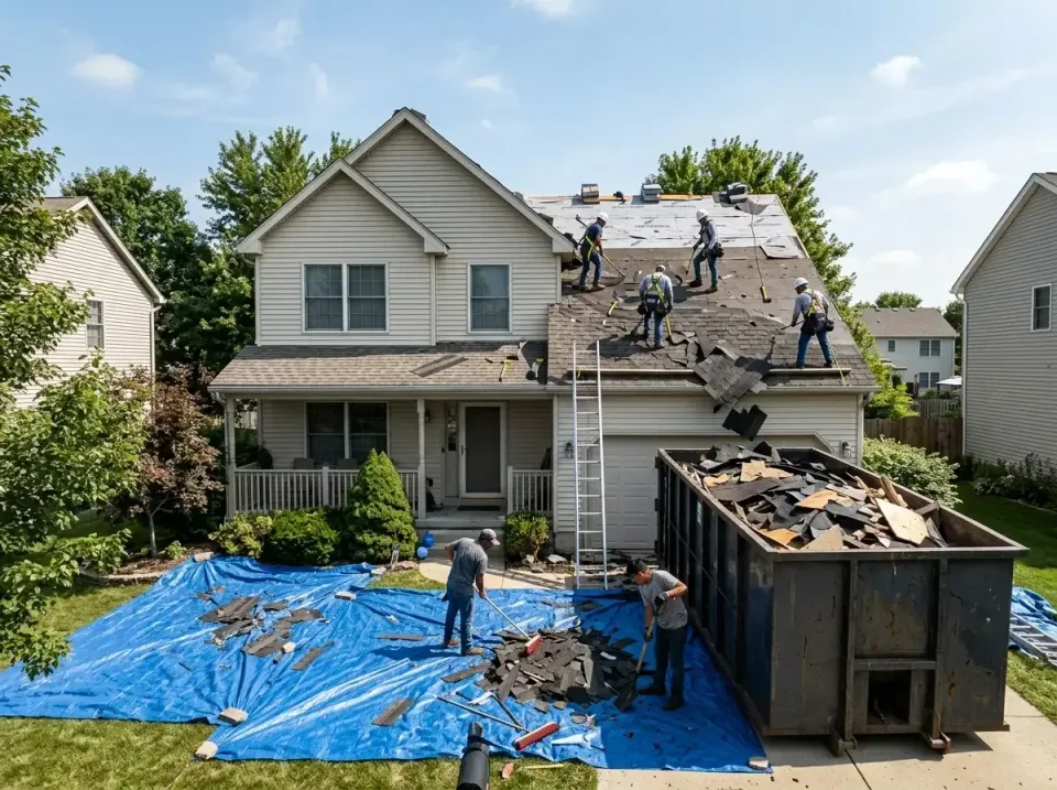 roof-replacement-debris-remova-004 — frequently asked questions, Cheapest Dumpster Rentals in Doylestown, OH
